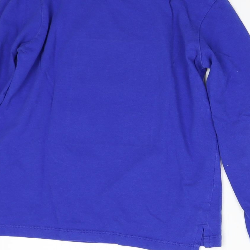 George Boys Blue   Basic T-Shirt Size 7-8 Years  - Christmas