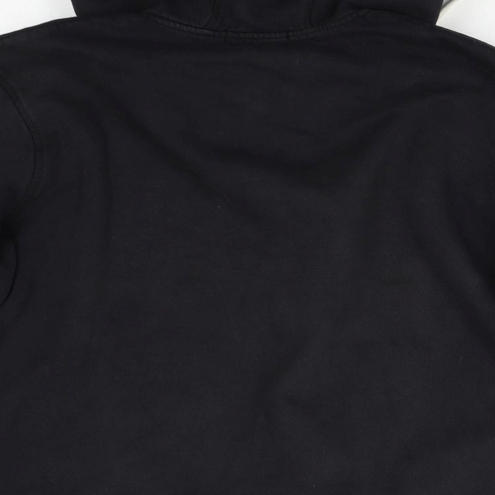 George Mens Black   Full Zip Hoodie Size XL