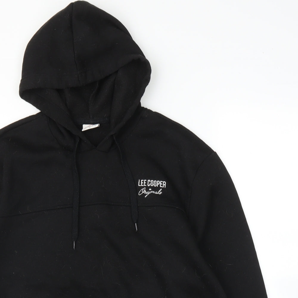Lee Cooper Mens Black   Pullover Hoodie Size XL