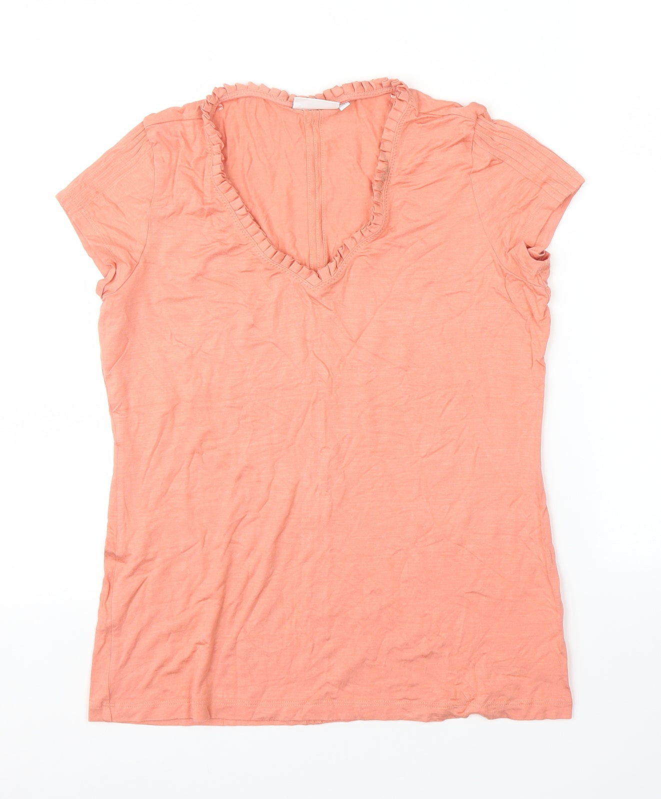 NEXT Womens Orange   Basic T-Shirt Size 12