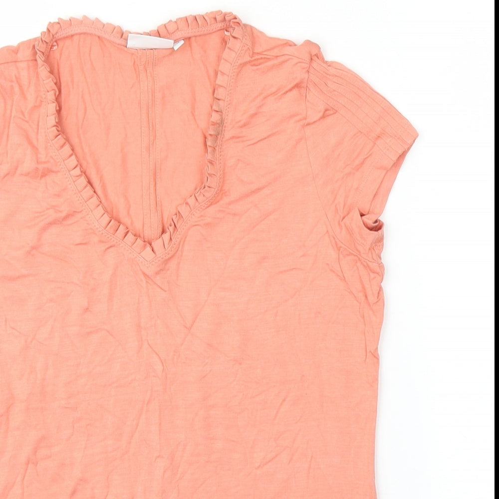 NEXT Womens Orange   Basic T-Shirt Size 12