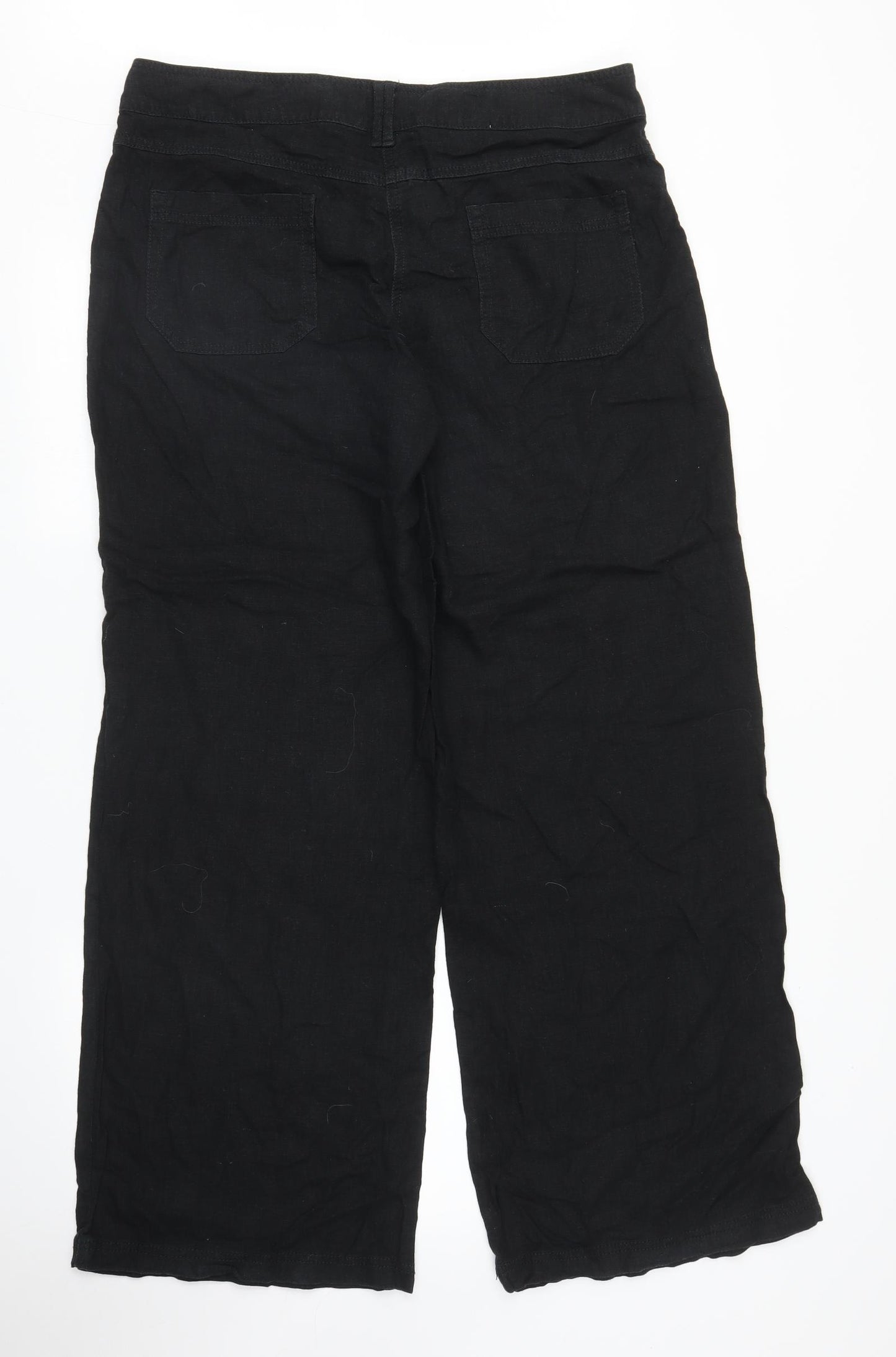 NEXT Womens Black   Trousers  Size 14 L30 in