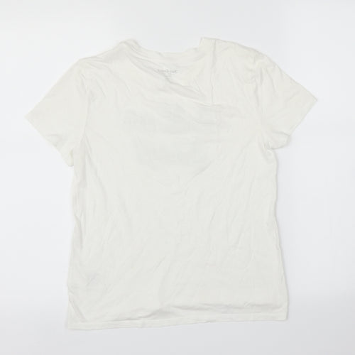 Juicy Couture Womens White   Basic T-Shirt Size S