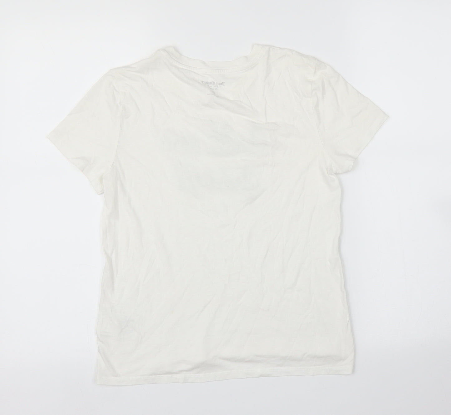 Juicy Couture Womens White   Basic T-Shirt Size S