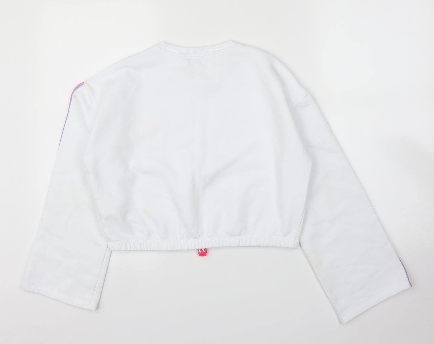 Primark Girls White   Pullover Jumper Size 11 Years
