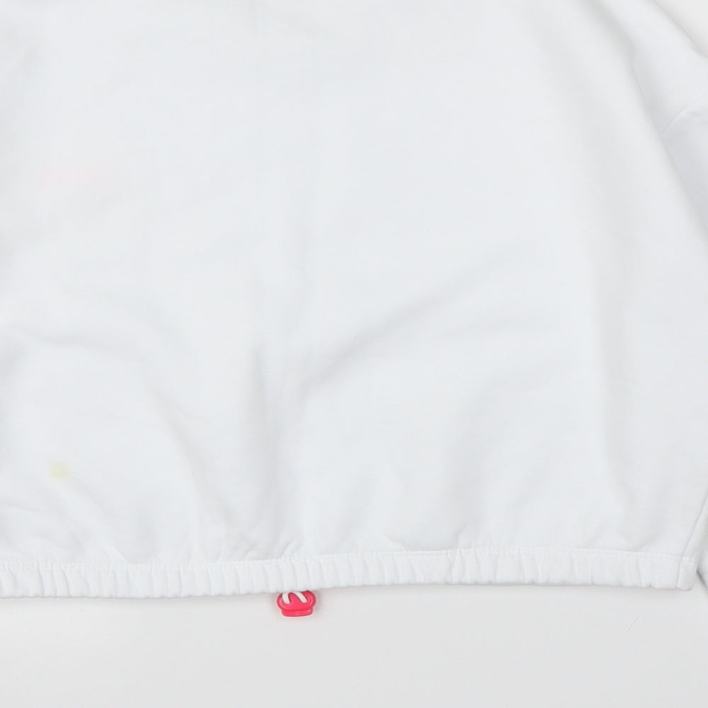 Primark Girls White   Pullover Jumper Size 11 Years