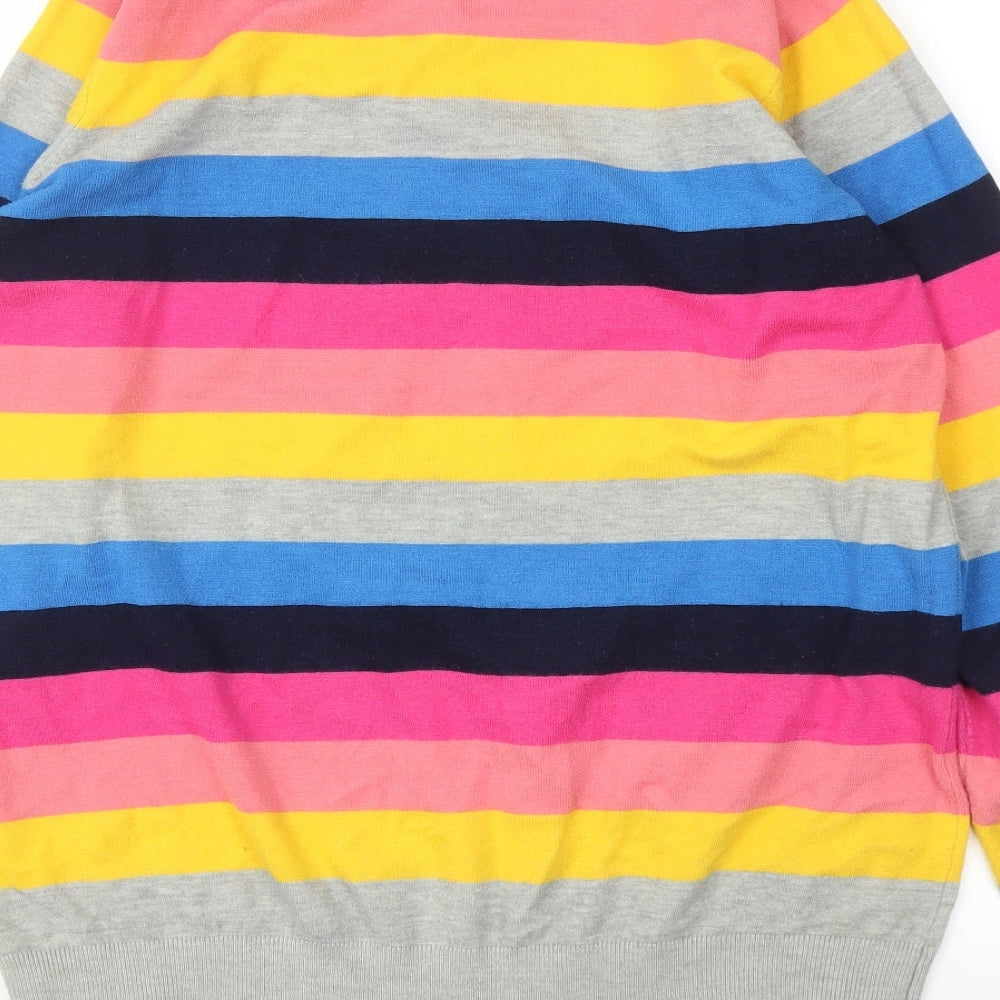 Dorothy Perkins Womens Pink Striped  Pullover Jumper Size 14