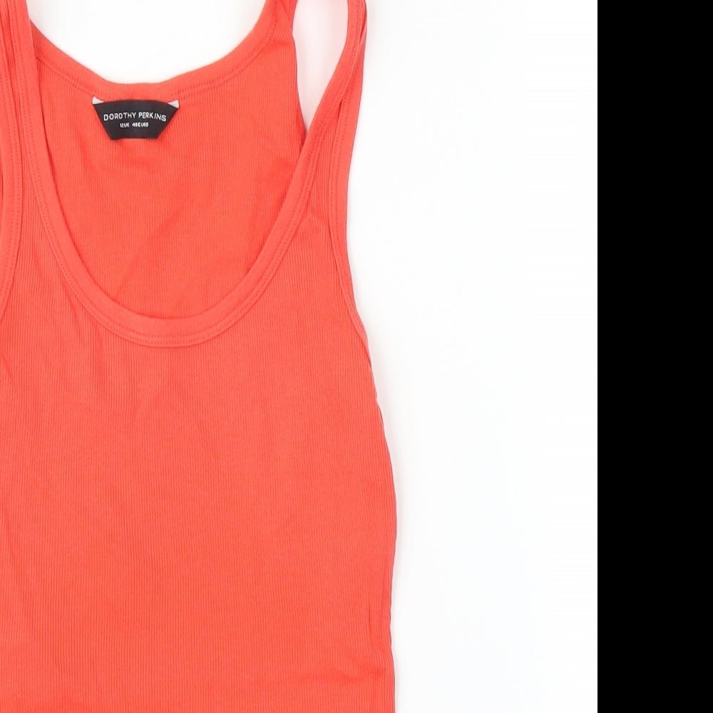 Dorothy Perkins Womens Red   Basic Tank Size 12