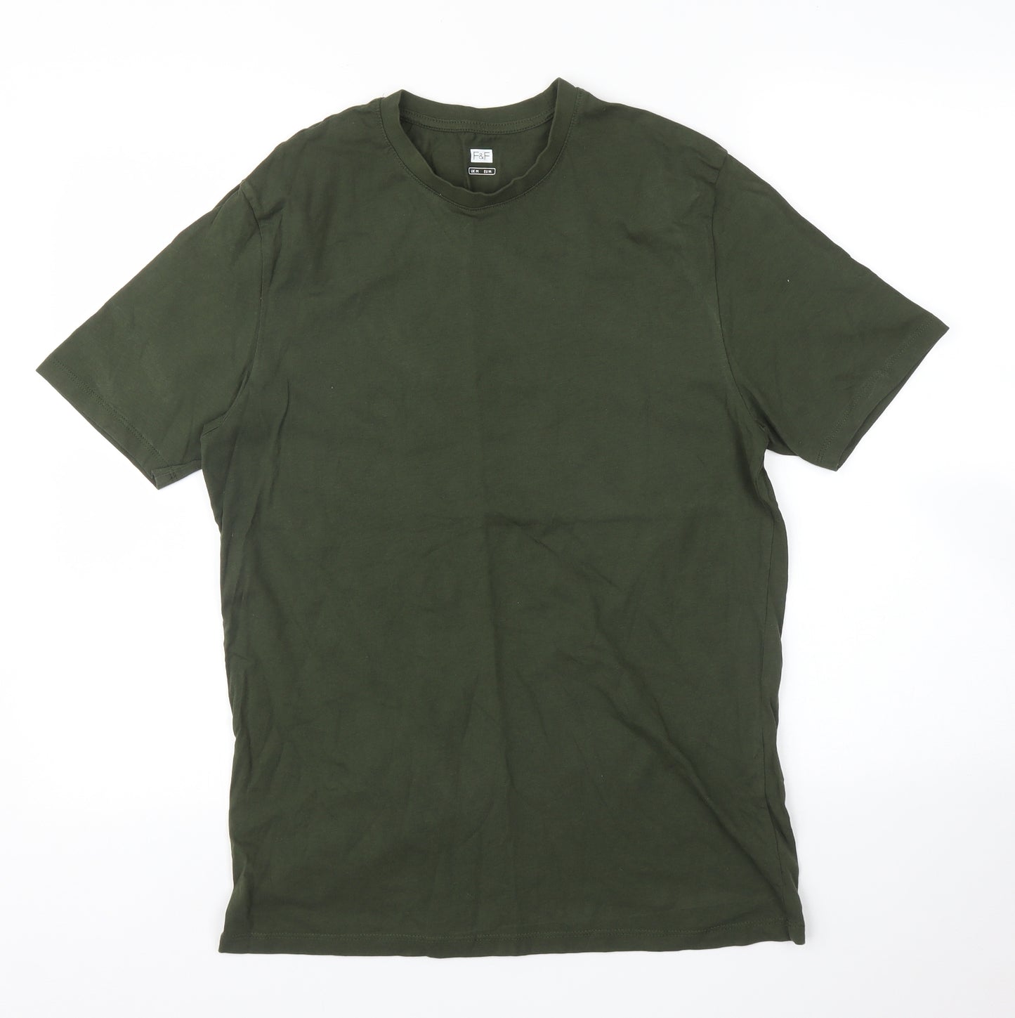 F&F Mens Green    T-Shirt Size M