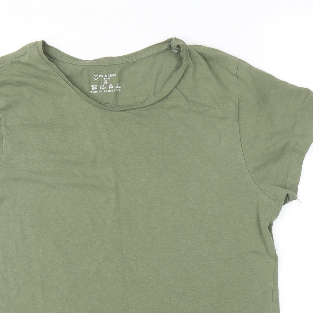 Primark Womens Green   Basic T-Shirt Size 12