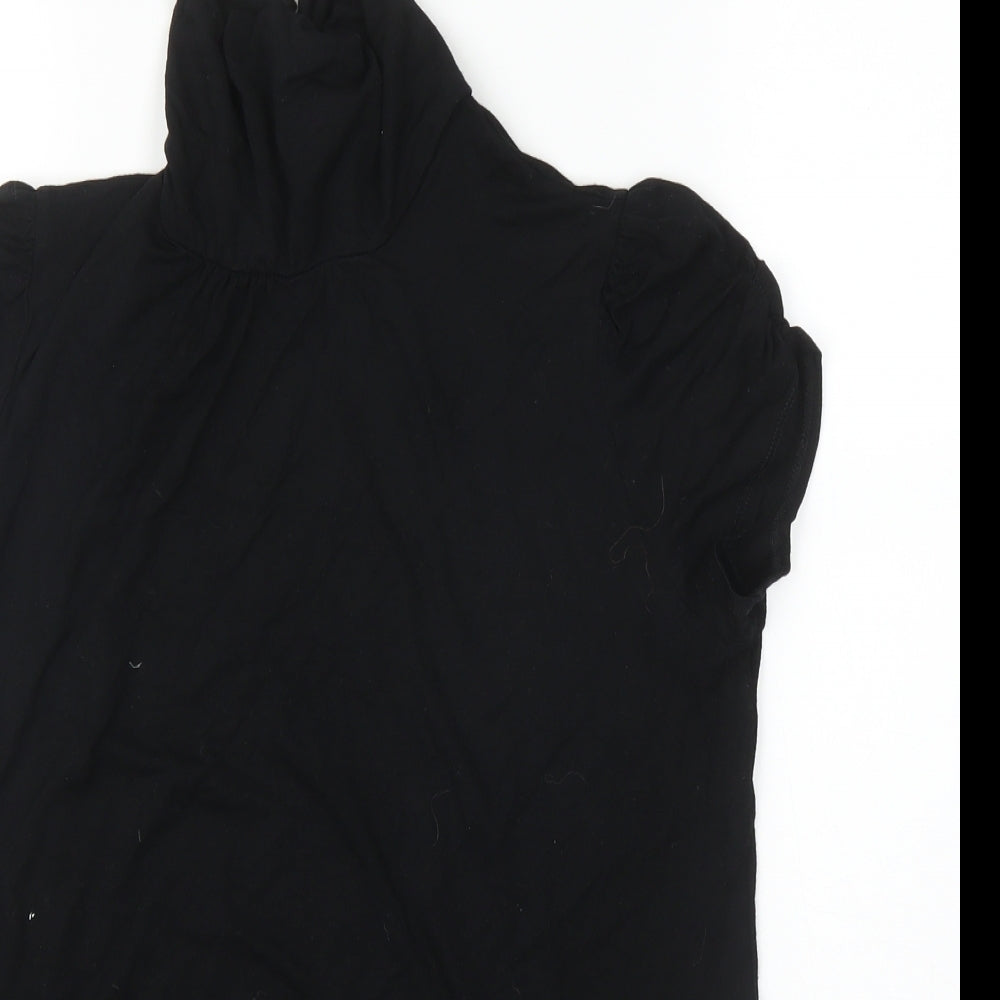 Dorothy Perkins Womens Black   Basic Blouse Size 14