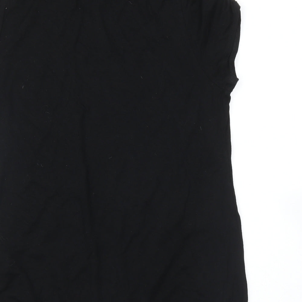 Dorothy Perkins Womens Black   Basic Blouse Size 14