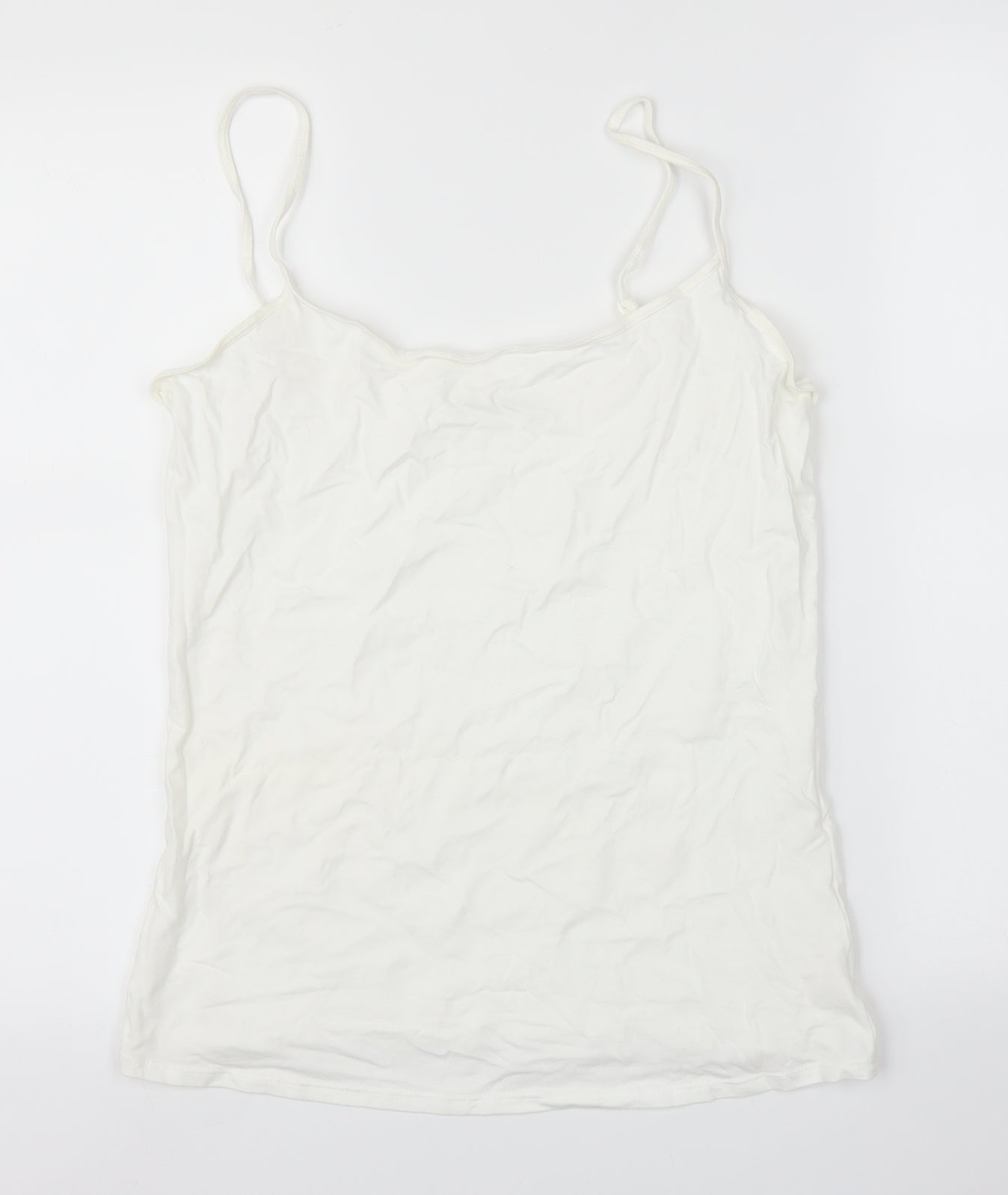 George Womens White   Camisole Tank Size 16