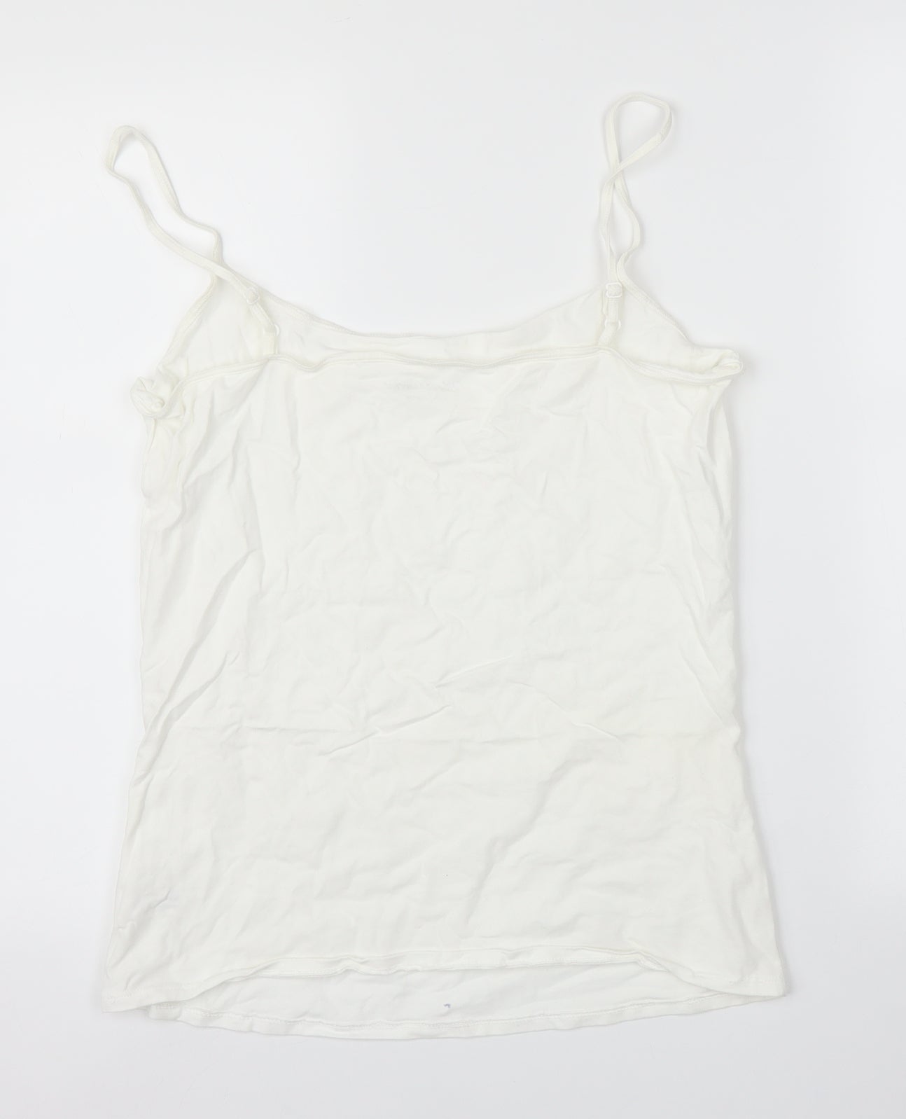 George Womens White   Camisole Tank Size 16