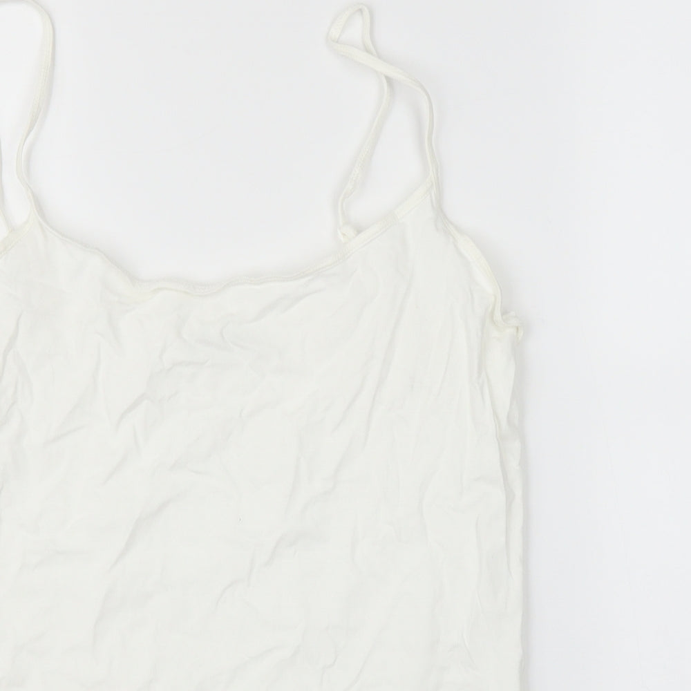 George Womens White   Camisole Tank Size 16