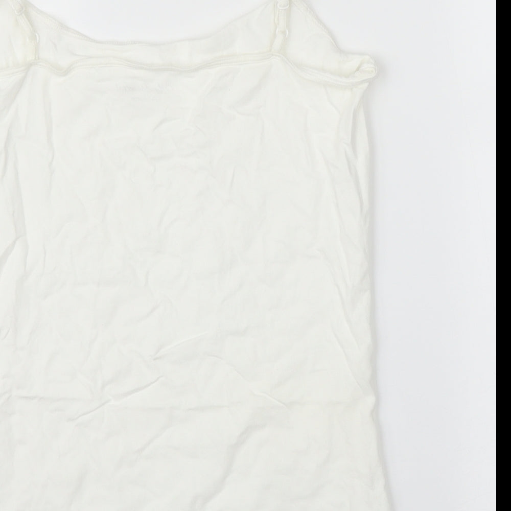 George Womens White   Camisole Tank Size 16
