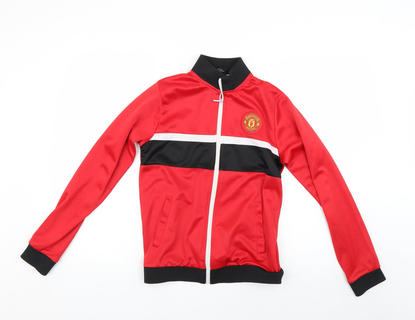 Manchester United Boys Red   Basic Jacket Jacket Size XL