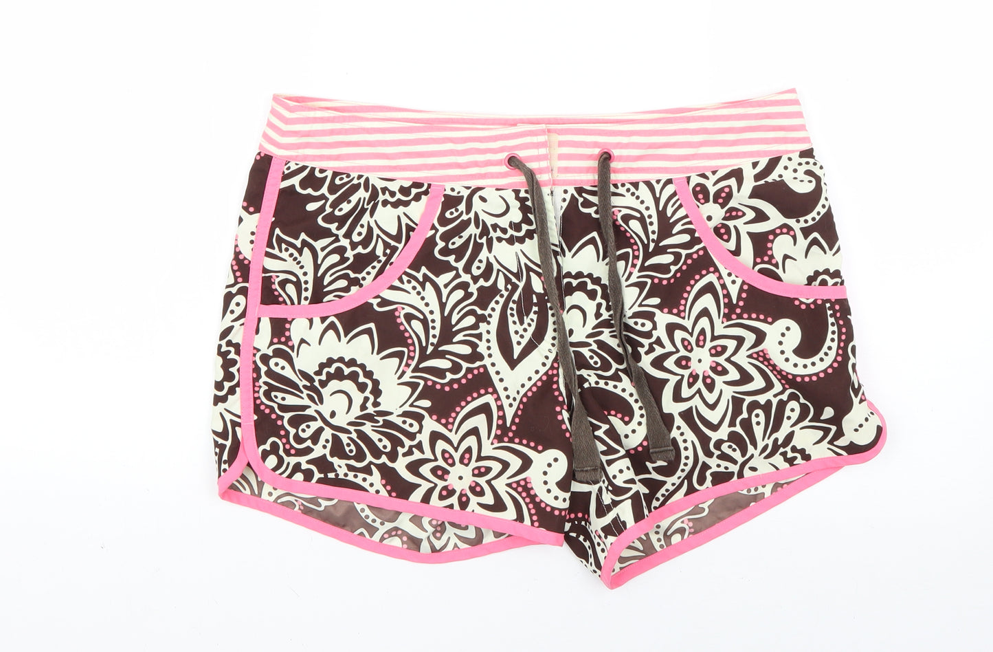 NEXT Womens Multicoloured Floral  Chino Shorts Size 10