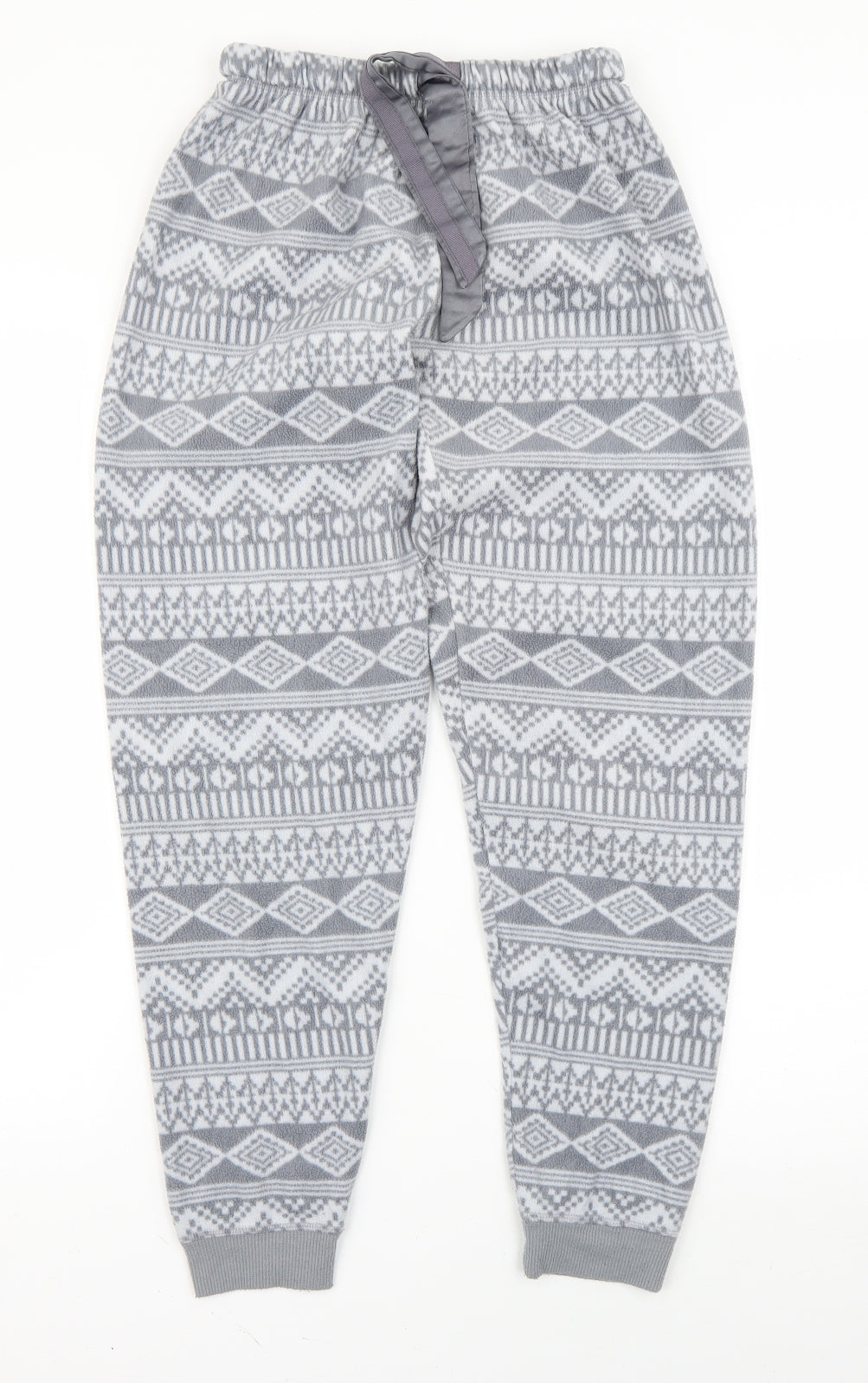 Love to Lounge Womens Grey Argyle/Diamond  Capri Pyjama Pants Size XS