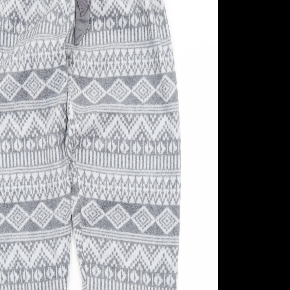 Love to Lounge Womens Grey Argyle/Diamond  Capri Pyjama Pants Size XS