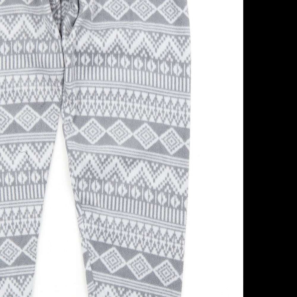 Love to Lounge Womens Grey Argyle/Diamond  Capri Pyjama Pants Size XS