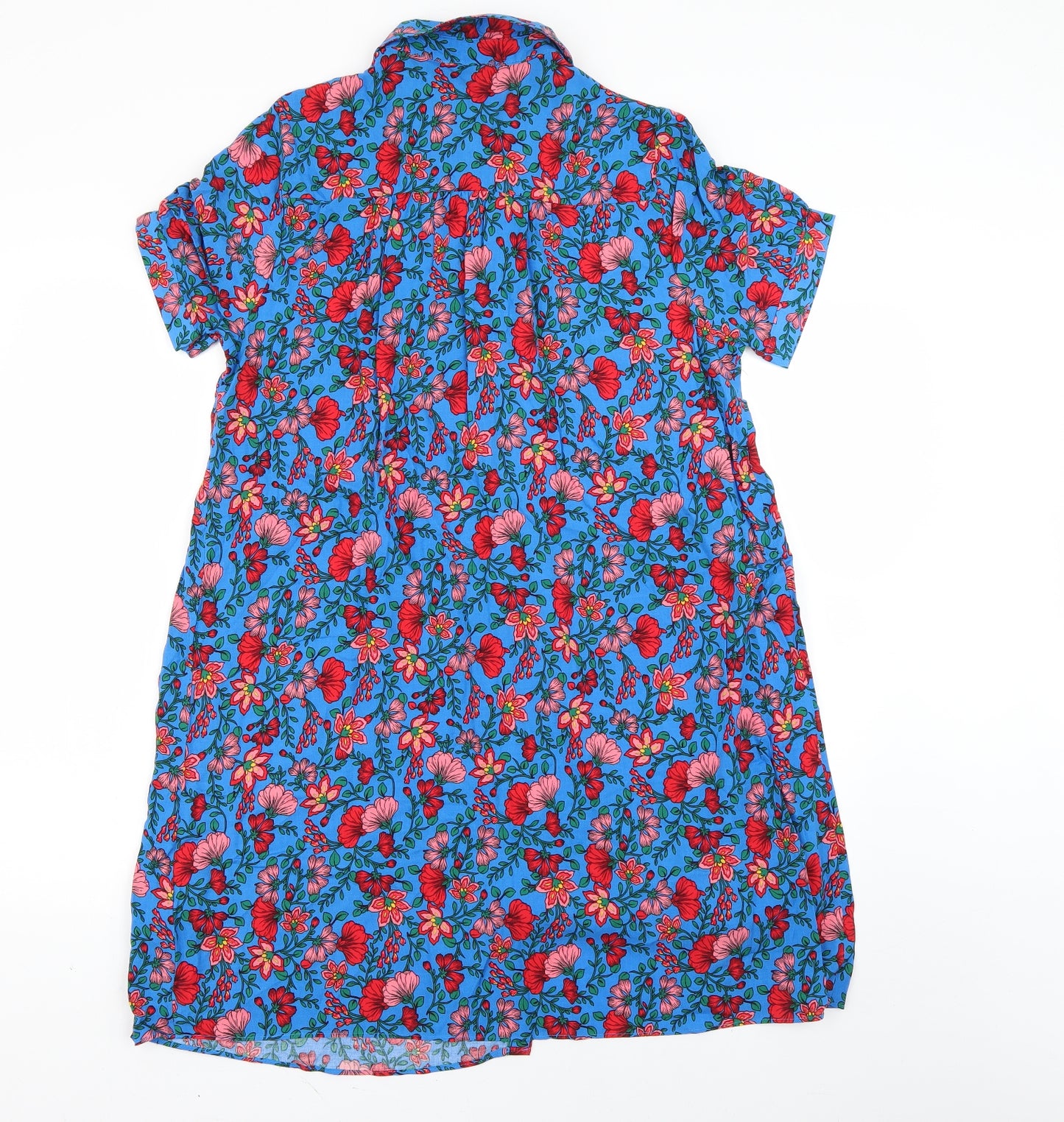 Papaya Womens Multicoloured Floral  Shirt Dress  Size 10
