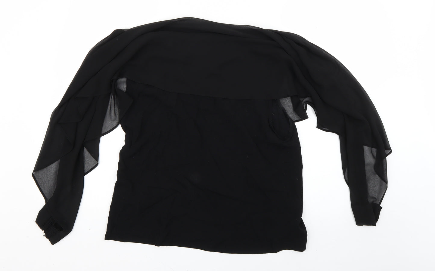Zara Womens Black   Basic Blouse Size XL