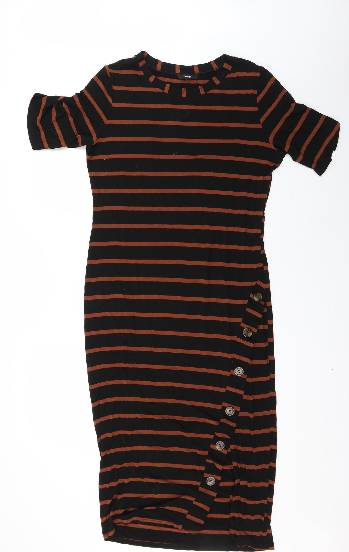 George Womens Multicoloured Striped  Maxi  Size 14