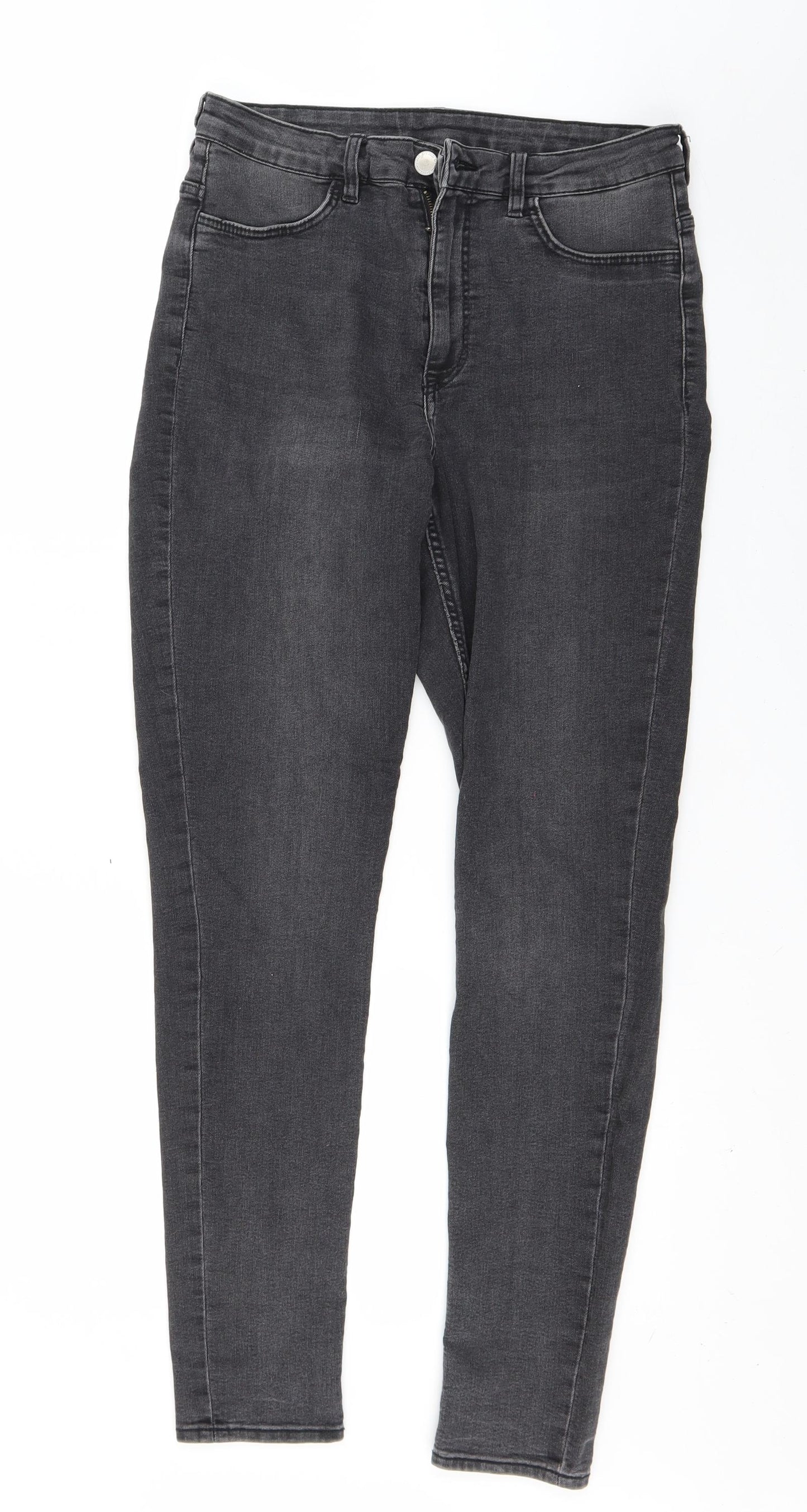 H&M Womens Black   Skinny Jeans Size 14 L29 in