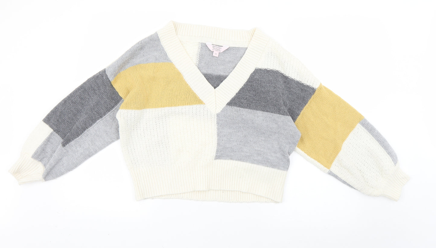 Miss Selfridge Womens Multicoloured   Pullover Jumper Size 10