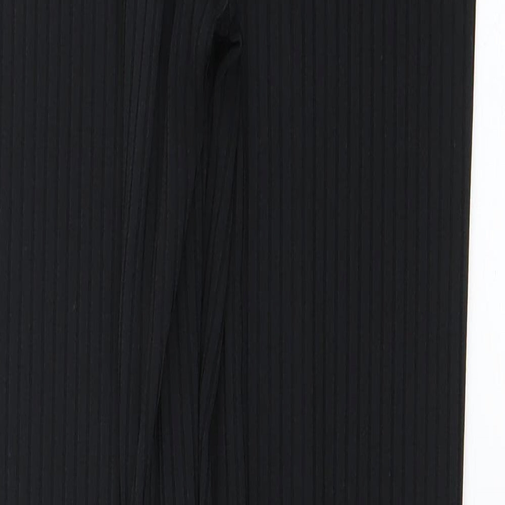 Boohoo Womens Black   Trousers  Size 10 L33.5 in