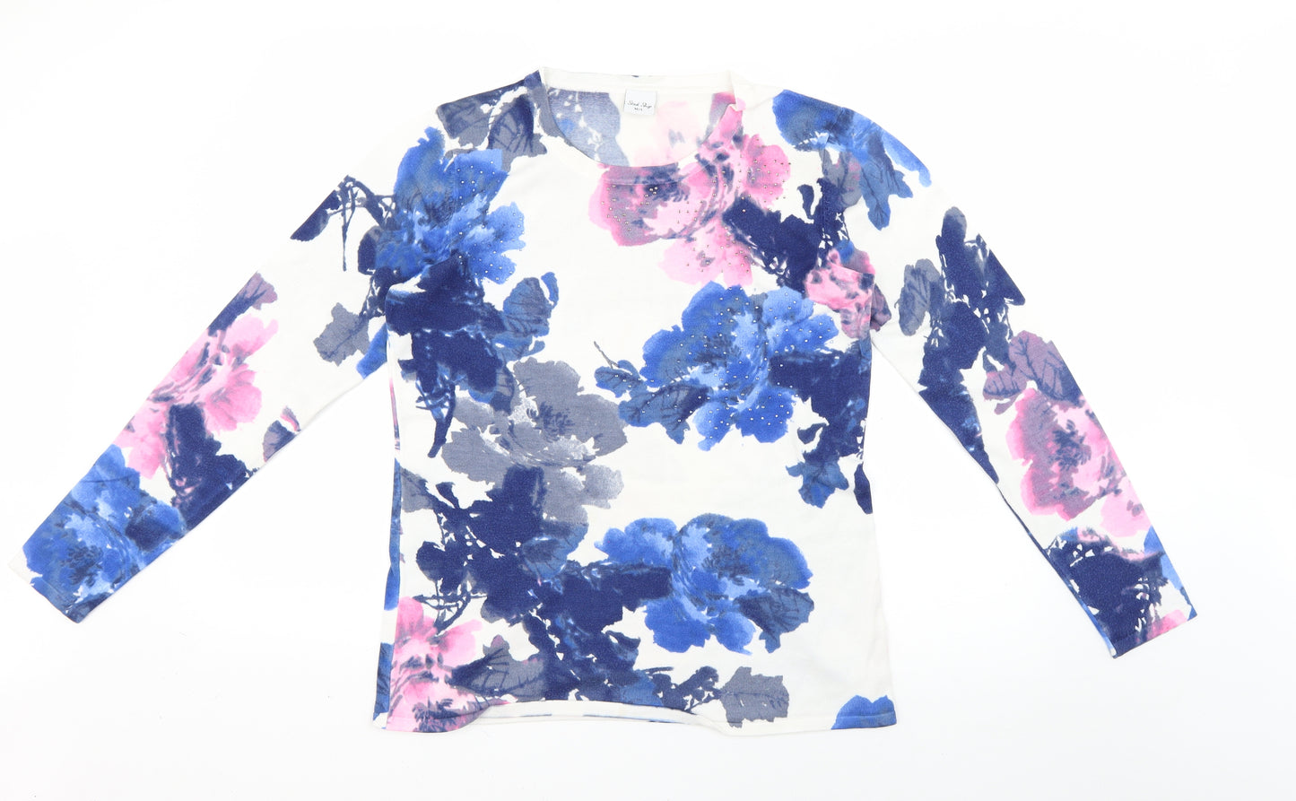 stock shop Womens Multicoloured Floral  Pullover Jumper Size L