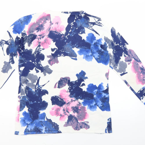 stock shop Womens Multicoloured Floral  Pullover Jumper Size L