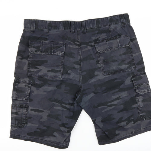 George Mens Blue Camouflage  Cargo Shorts Size 38