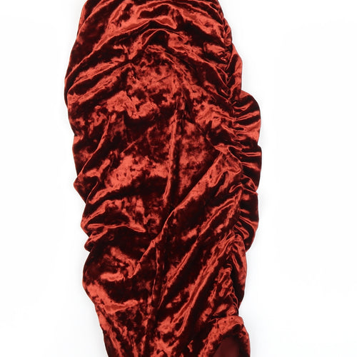 PRETTYLITTLETHING Womens Brown   Maxi Skirt Size 8
