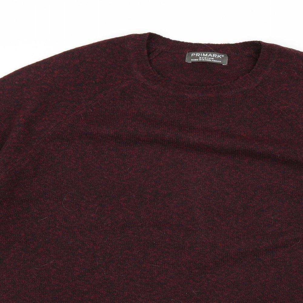 Primark Mens Red   Pullover Jumper Size M