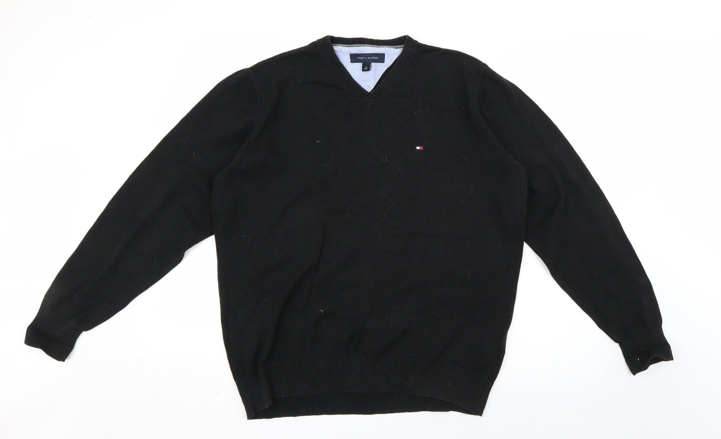 Tommy Hilfiger Mens Black   Pullover Jumper Size M