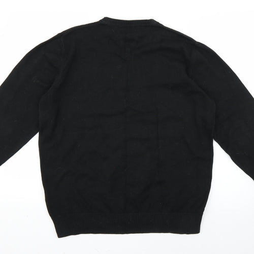 Tommy Hilfiger Mens Black   Pullover Jumper Size M