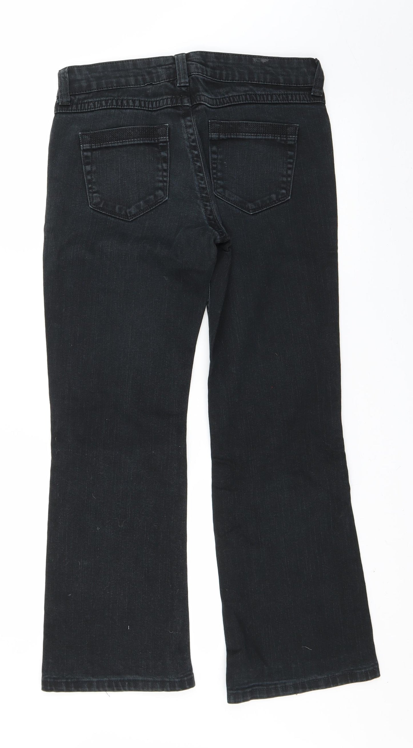 Marks and Spencer Womens Black   Bootcut Jeans Size 10 L27 in