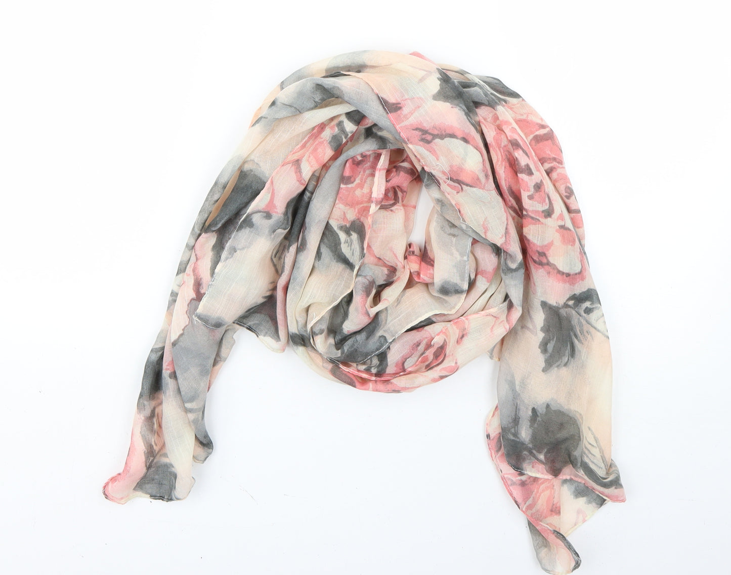 Preworn Womens Multicoloured Floral   Scarf
