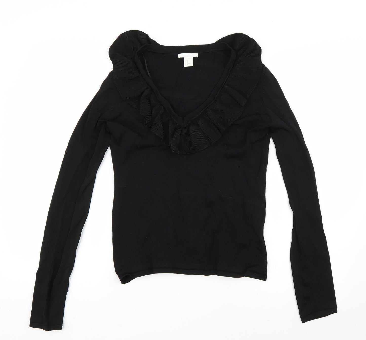 H&M Womens Black   Pullover Jumper Size M