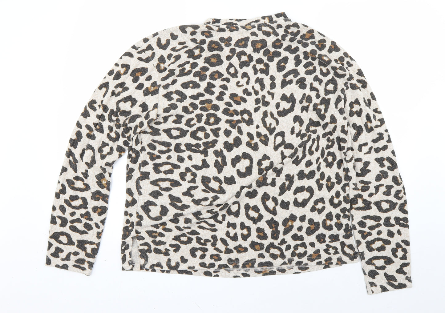 H&M Womens Multicoloured Animal Print  Pullover Jumper Size S