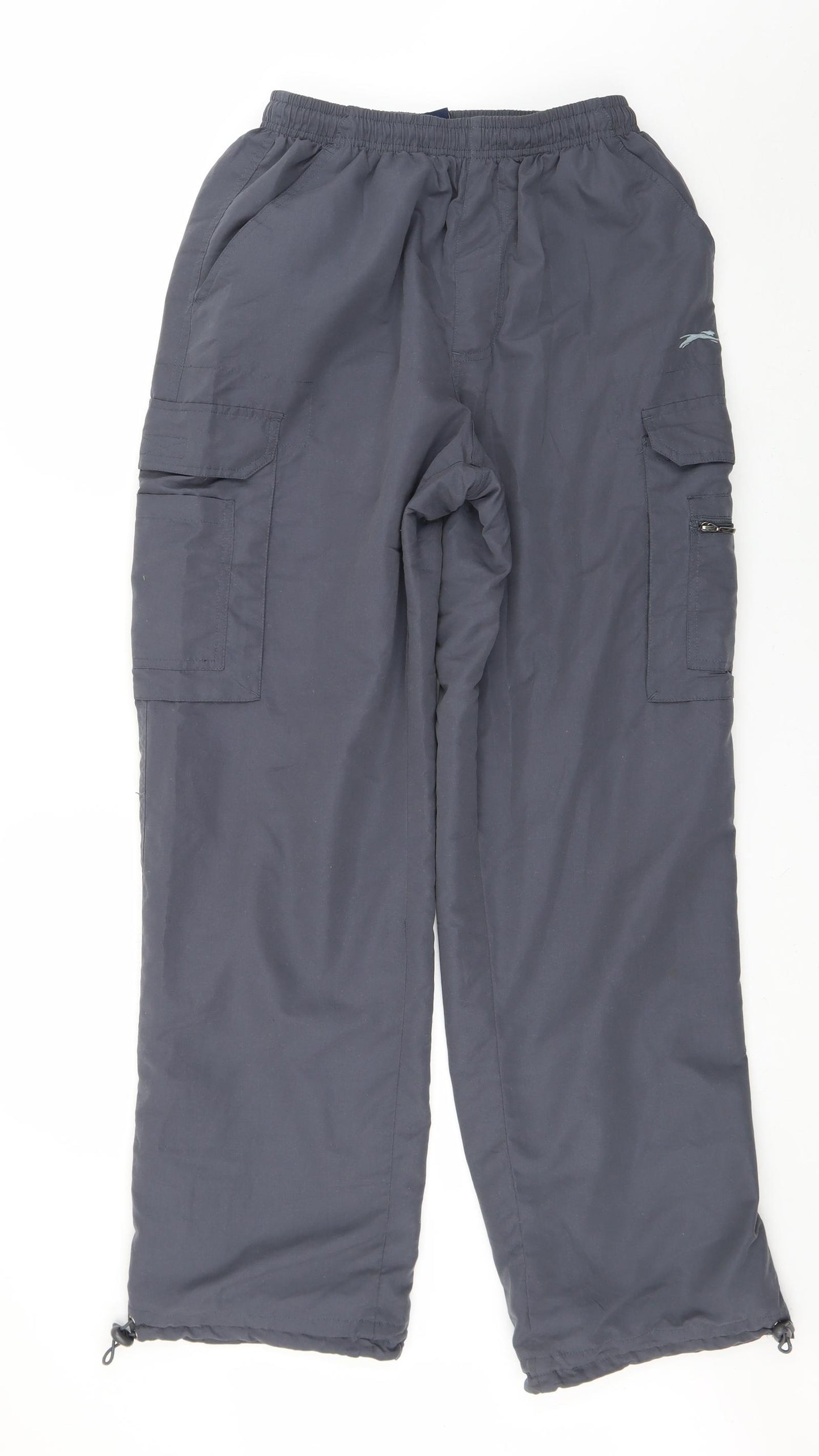 Slazenger Mens Grey   Jogger Trousers Size S L30 in