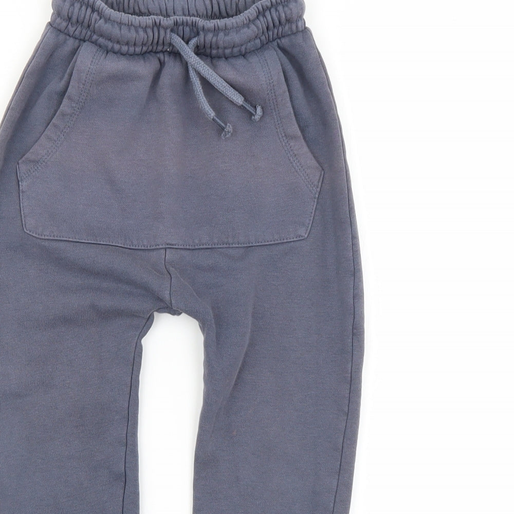 George Boys Blue   Jogger Trousers Size 4-5 Years