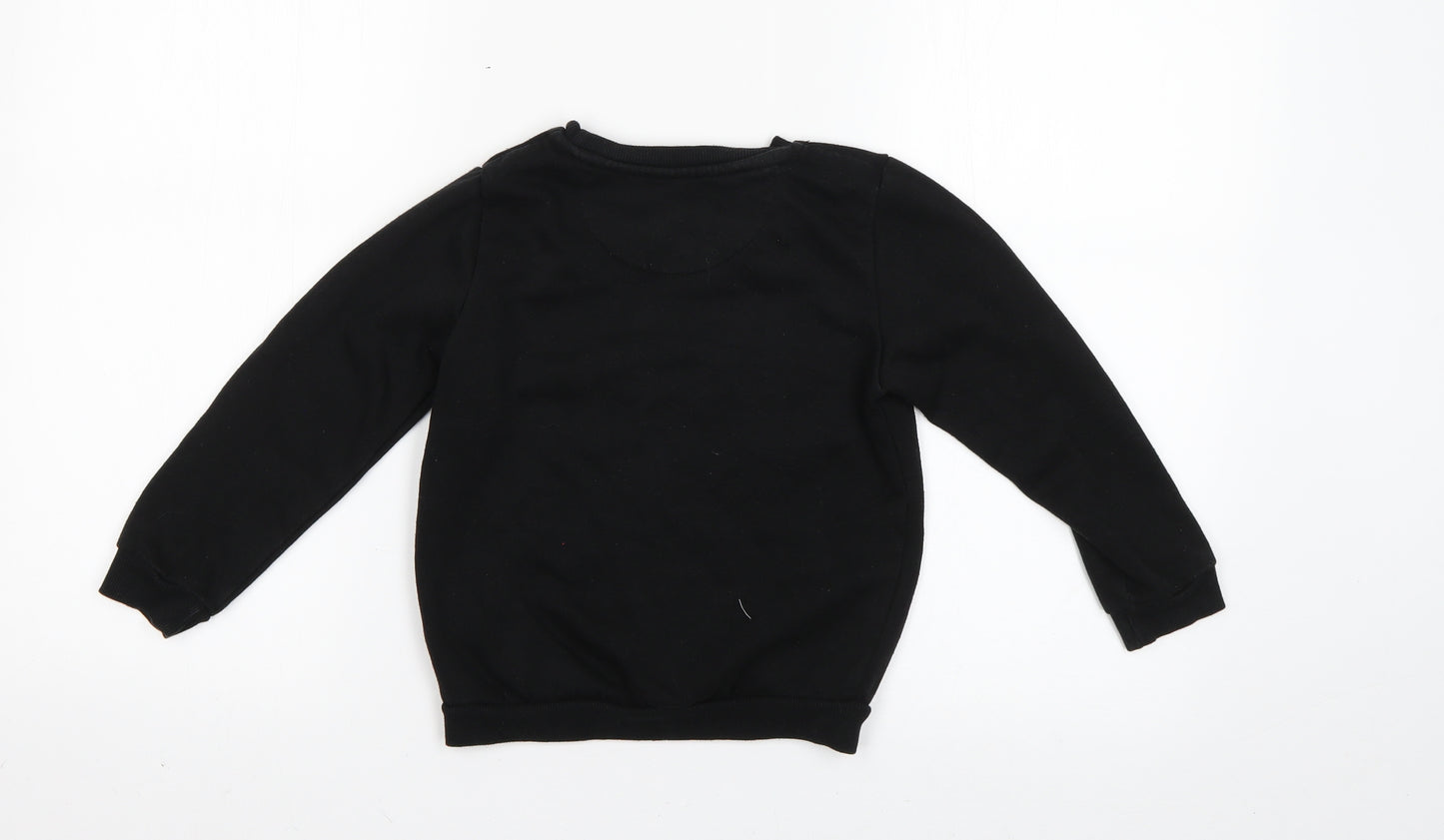 Primark Boys Black   Pullover Sweatshirt Size 5-6 Years