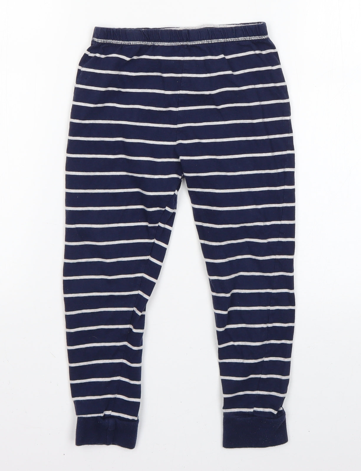 George Boys Blue Striped   Pyjama Pants Size 4-5 Years