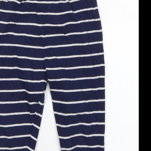 George Boys Blue Striped   Pyjama Pants Size 4-5 Years