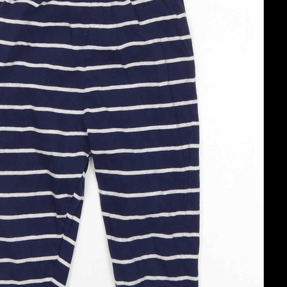 George Boys Blue Striped   Pyjama Pants Size 4-5 Years