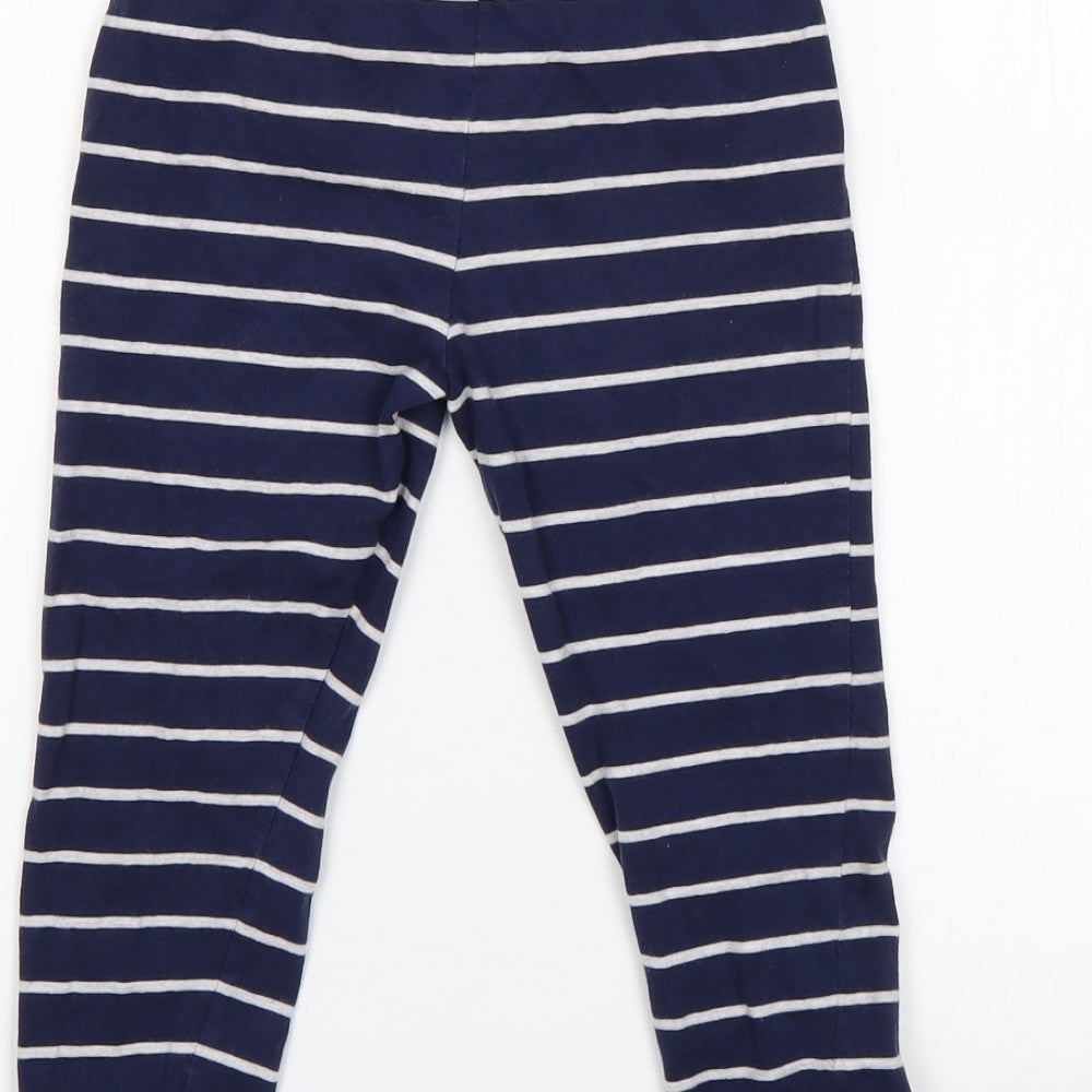 George Boys Blue Striped   Pyjama Pants Size 4-5 Years