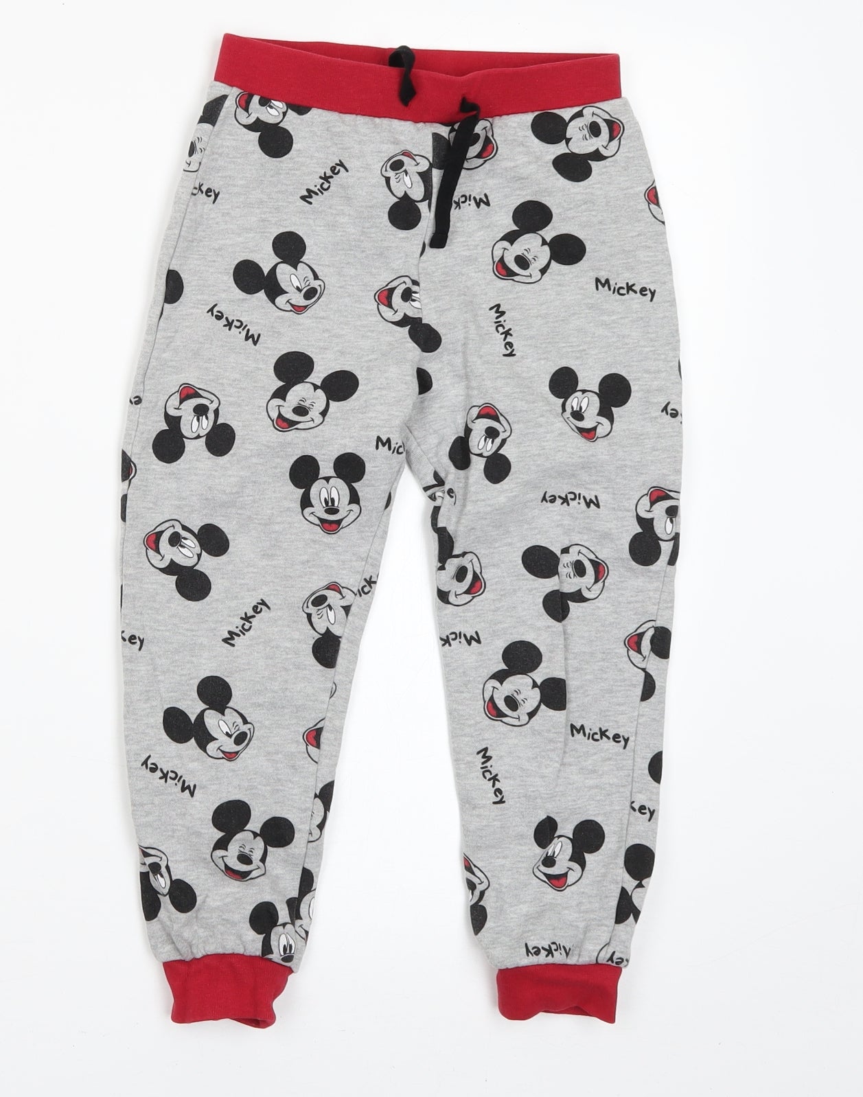 George Boys Grey   Jogger Trousers Size 4-5 Years - Mickey Mouse